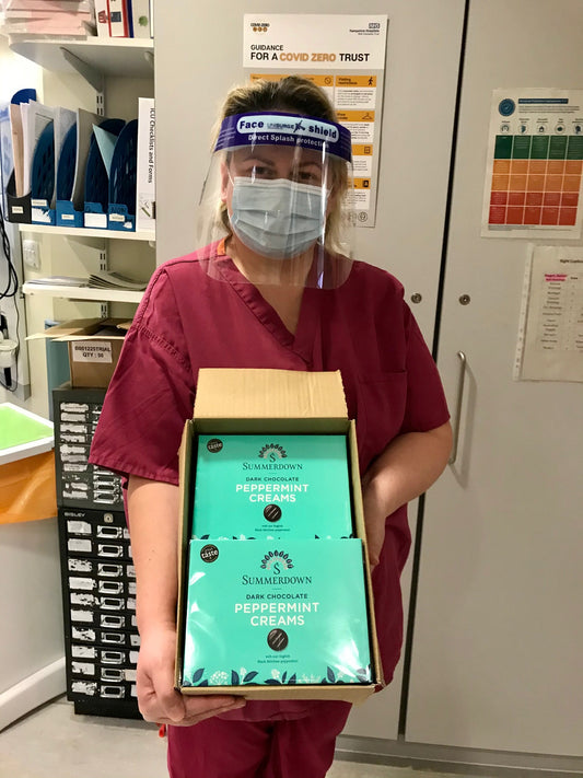 Summerdown donate treats to ICU team