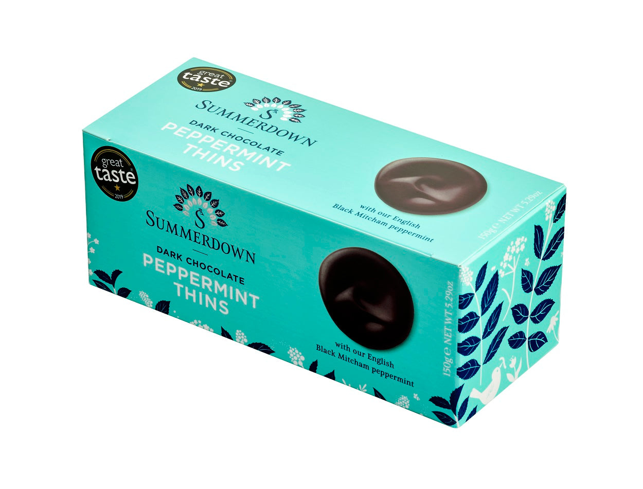 Dark Chocolate peppermint thins 150g