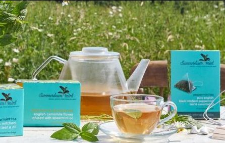 Wellbeing benefits of peppermint tea