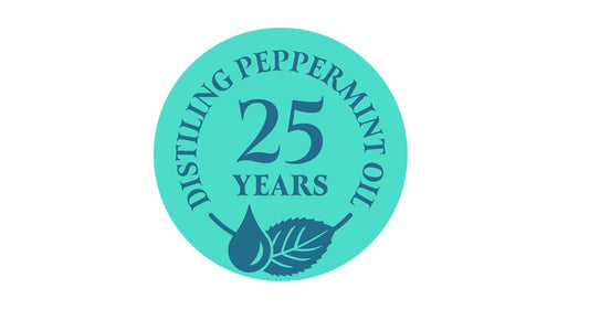 25 years of distilling peppermint oil