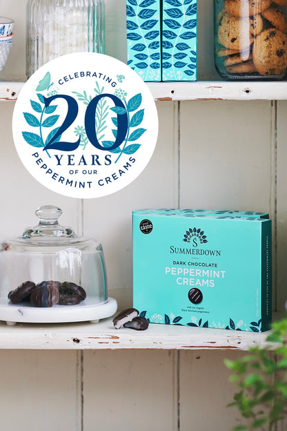 Dark chocolate peppermint creams 200g