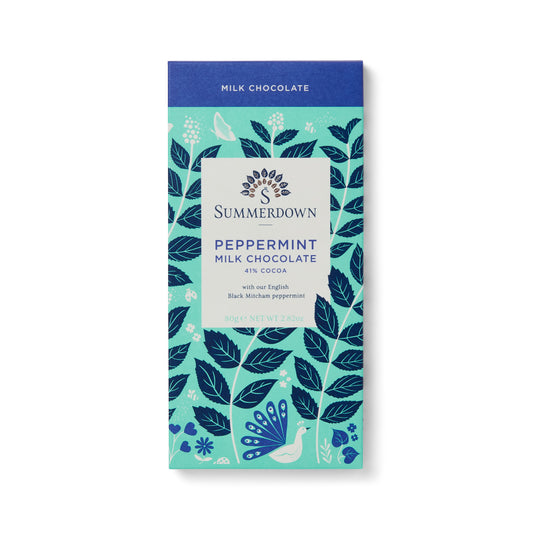 Peppermint milk chocolate bar