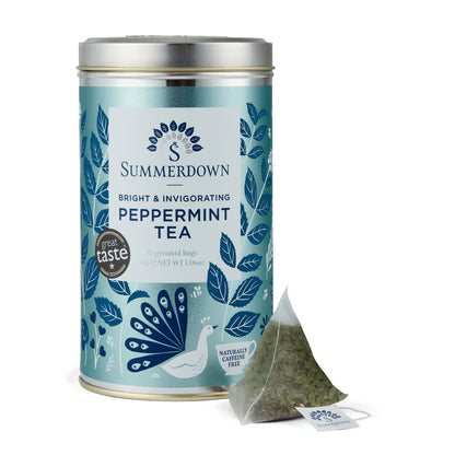 Summerdown peppermint tea tin