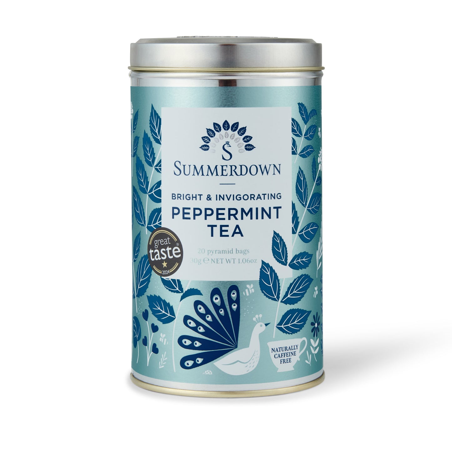 Summerdown peppermint tea tin