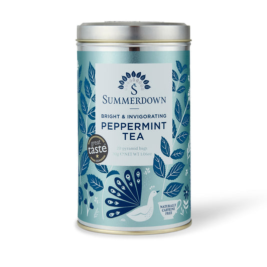 Summerdown peppermint tea tin - empty