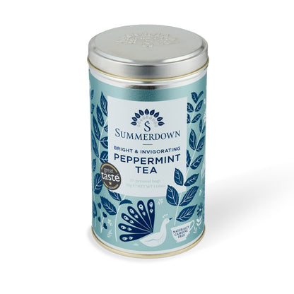 Summerdown peppermint tea tin