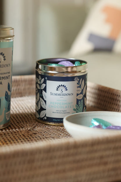 Summerdown Heritage chocolates tin