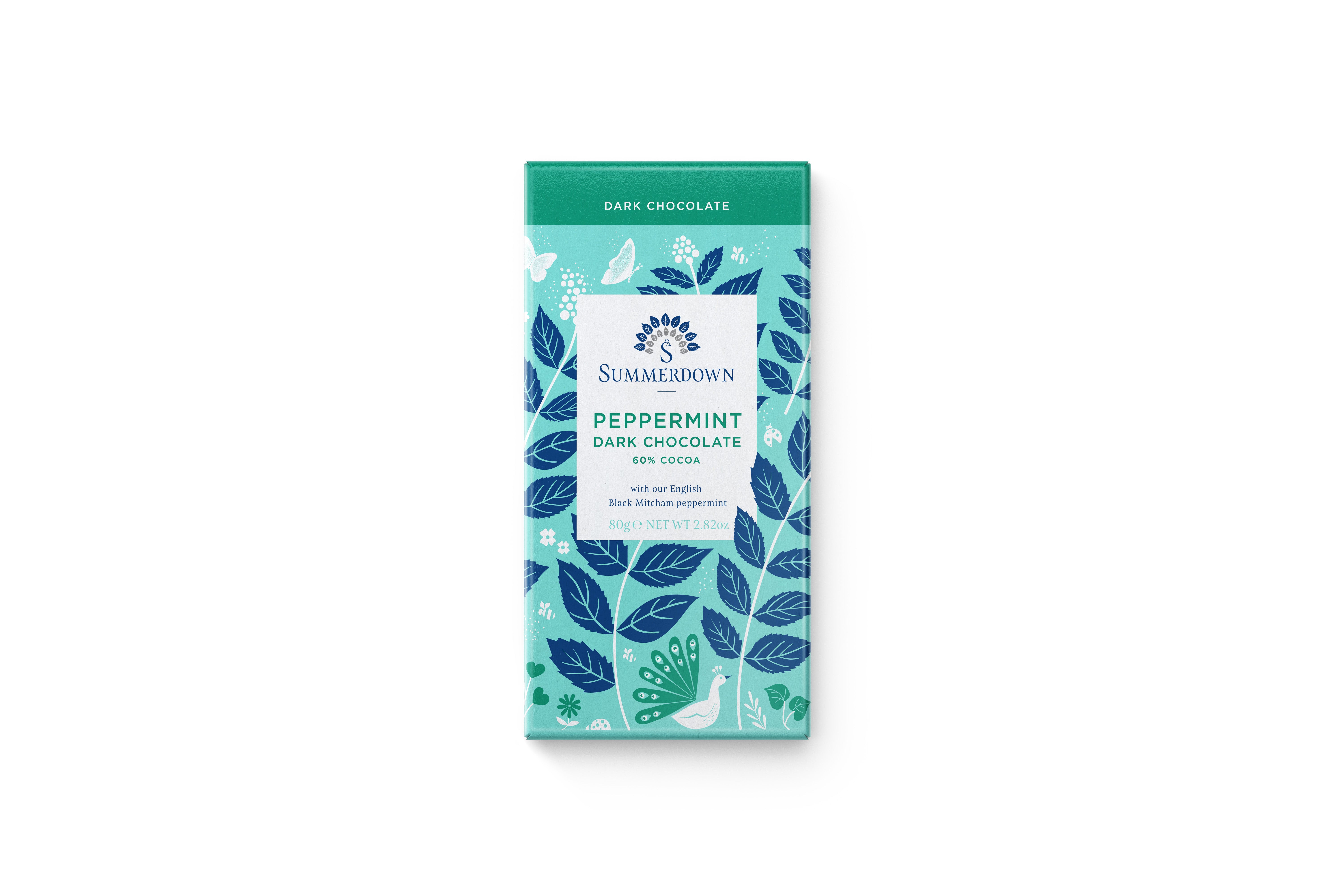 Peppermint dark chocolate bar – Summerdown