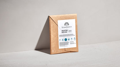 Uplifting peppermint & lemongrass bath soak