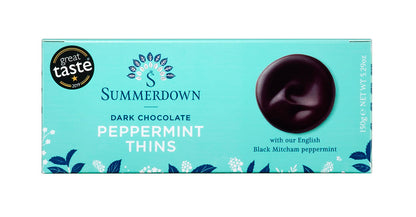 Dark Chocolate peppermint thins 150g