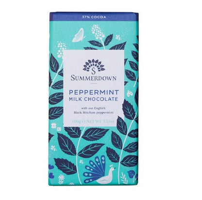 Peppermint milk chocolate bar